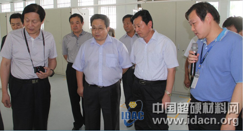 国家住建部司长李兵弟莅临惠丰金刚石调研