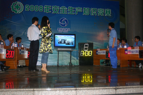 黑旋风锯业公司举办2008年安全知识竞赛活动
