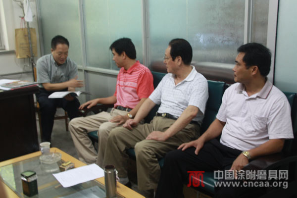 小太阳总裁唐祐洪到协会秘书处、白鸽参观拜访
