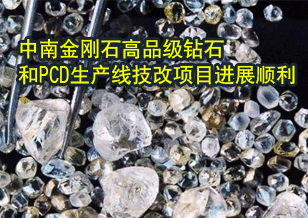 中南金刚石高品级钻石和PCD生产线技改项目进展顺利