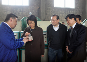 三门峡市长赵海燕一行莅临金渠集团调研