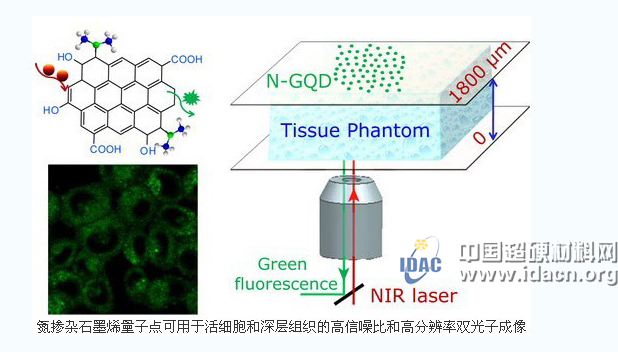 纳米中心合成氮掺杂石墨烯量子点