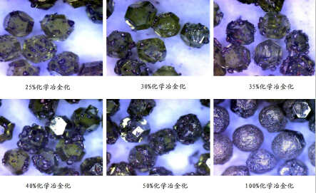 化学冶金化型金刚石磨粒