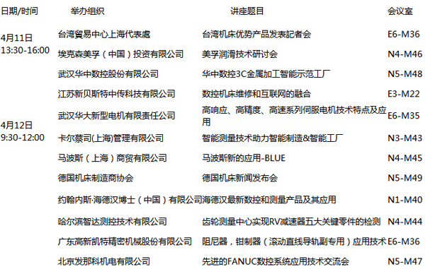 CCMT2016技术交流讲座简介及时间列表