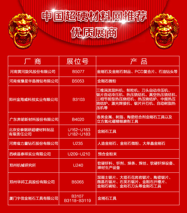 收藏贴！厦门石材展展商名录与展位图都在这