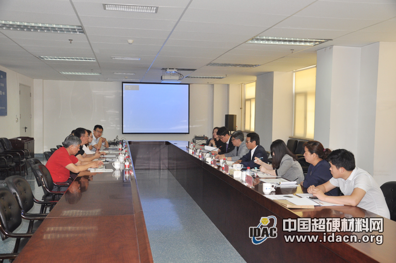 韩国工具工业协同组合理事文炳闰先生一行拜访超硬材料分会