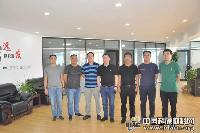 中国第六砂轮厂技术厂长何群虎一行到访中国超硬材料网