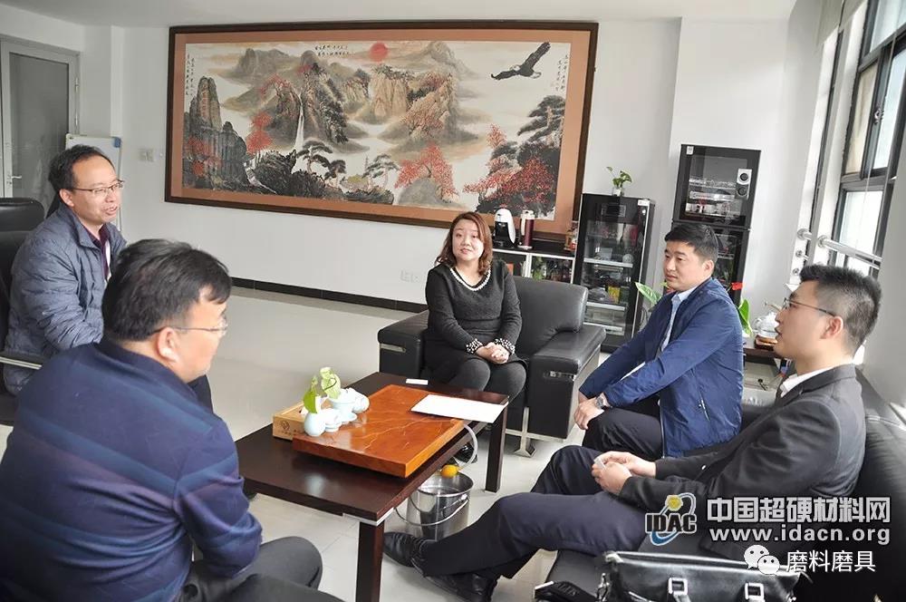 中国超硬材料网总经理石超、DT新材料CEO张立生一行调研豫星微钻