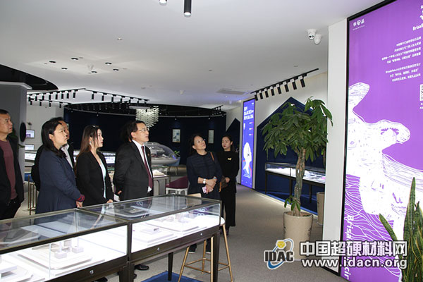 中宝协副会长兼秘书长毕立君一行莅临华晶公司参观交流