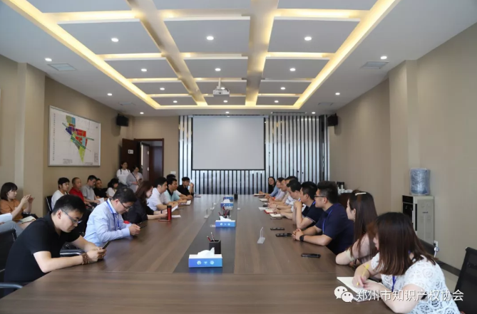 郑州市知识产权协会一行到郑州市新材料产业园区调研超硬材料产业