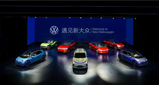全面进军电动汽车  大众探影、ID等车型亮相