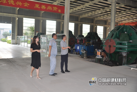 中国超硬材料网一行赴柘城走访调研（一）