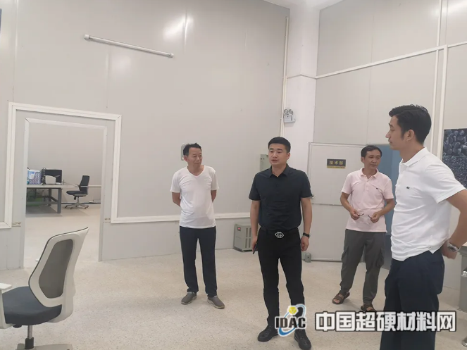 中国超硬材料网一行调研康泰公司