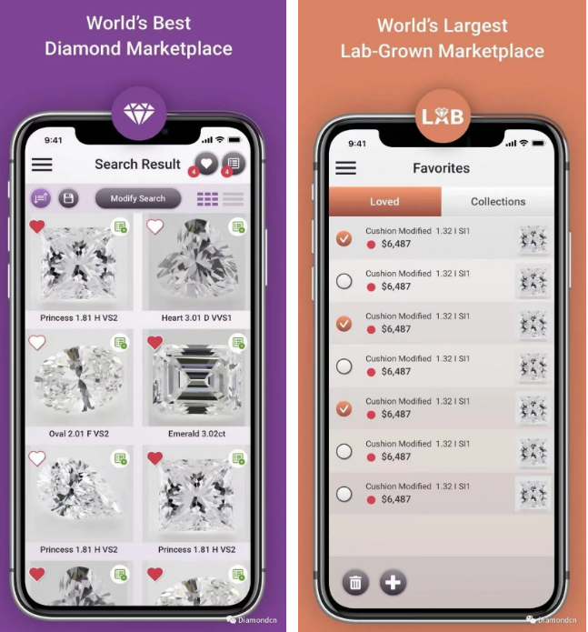 世界最大培育钻石线上交易平台—Virtual Diamond Boutique