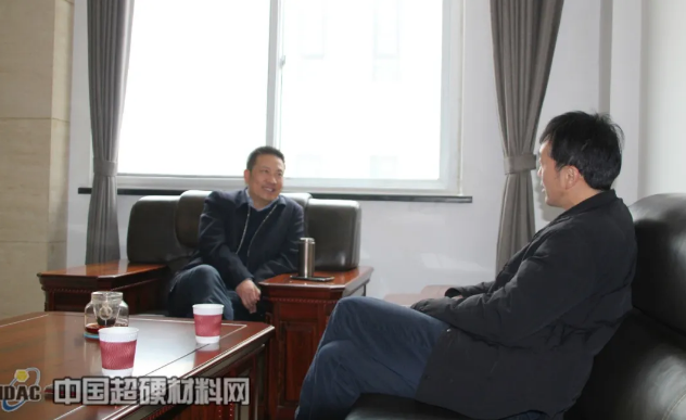 中国超硬材料网一行走访郑州宏拓精密工具