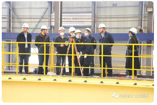 河南矿山承制梅钢160吨冶金铸造桥式起重机通过专家A检