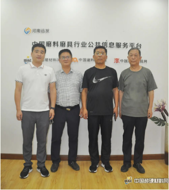 湖南富栊新材董事长郑日升到访中国超硬材料网