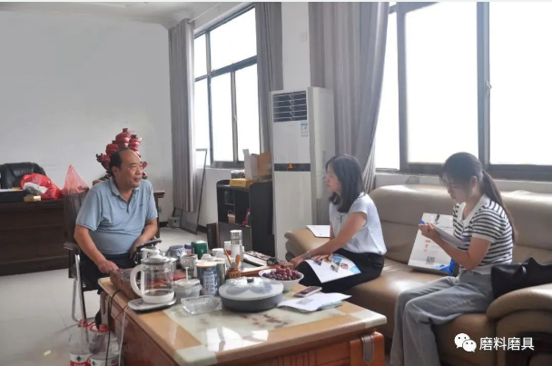 中国磨料磨具网走访宇海刚玉 助力开新篇谋新局