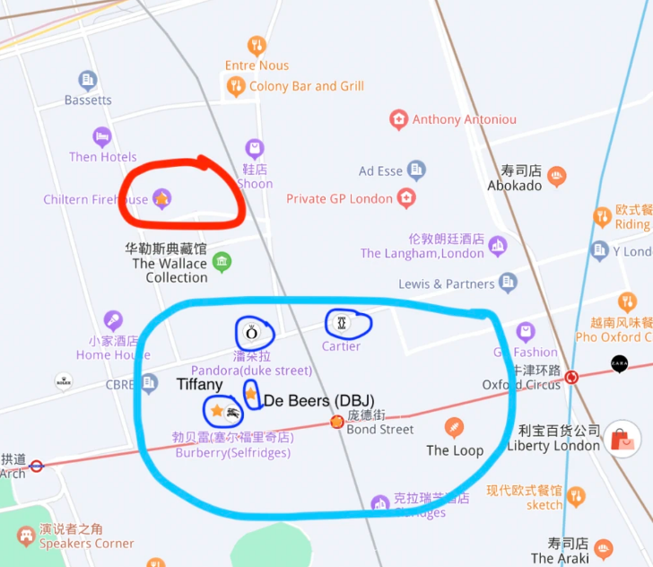伦敦：培育钻石店铺逼近庞德街