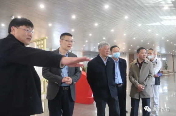 河南省工业和信息化厅莅临惠丰钻石调研