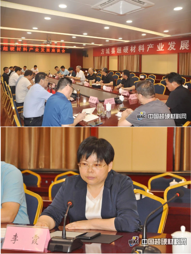 强链补链延链 方城县召开超硬材料产业发展座谈会