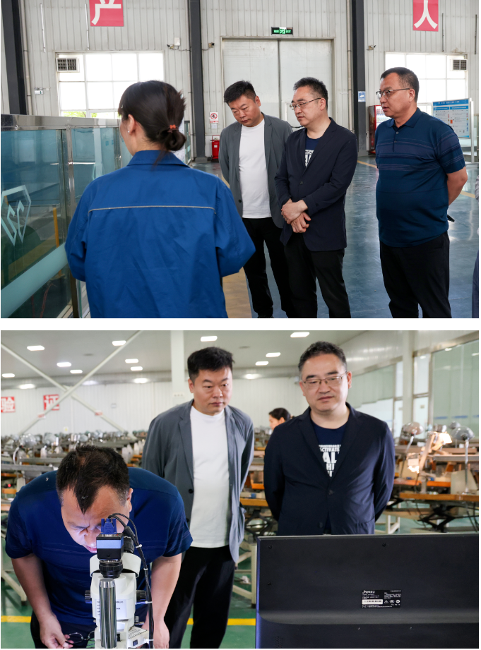 河南省人民政府驻广州办事处领导到郑州华晶公司考察 共商大湾区培育钻石产业合作新机遇