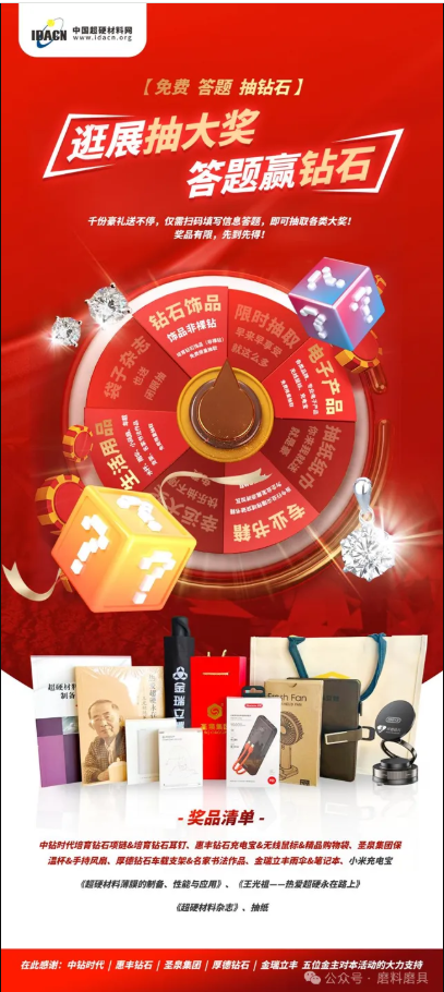 逛三磨展赢好礼！培育钻石首饰免费抽